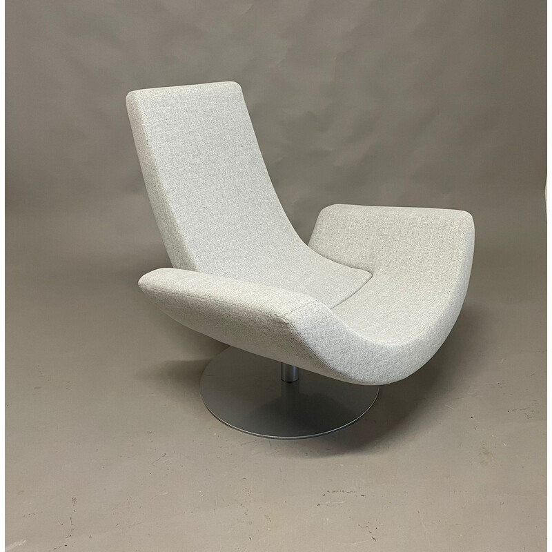 Fauteuil vintage pivotant Fly par Manzoni et Tapinassi pour Arketipo, Italie