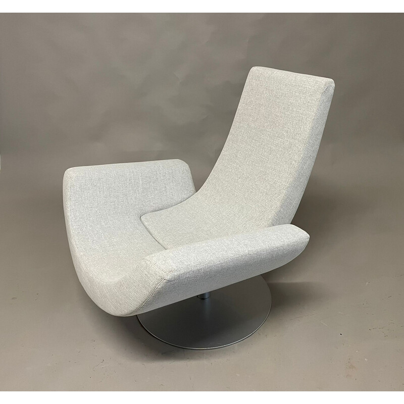 Vintage draaibare fauteuil Fly van Manzoni en Tapinassi voor Arketipo, Italië