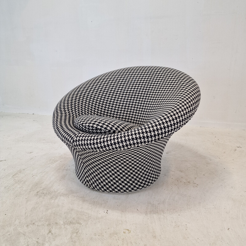 Sillón y otomana Vintage Mushroom de Pierre Paulin para Artifort, años 60