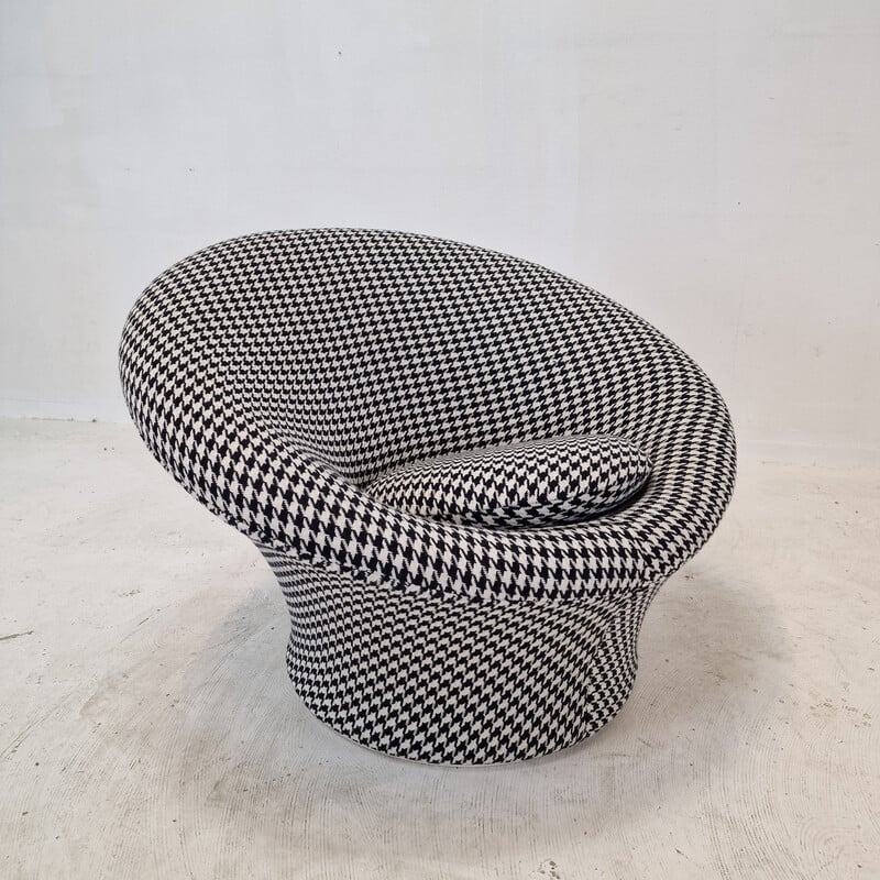 Poltrona e pouf vintage a forma di fungo di Pierre Paulin per Artifort, anni '60