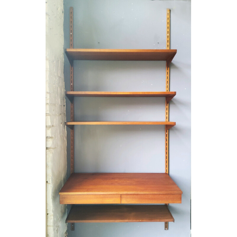 Scandinavian vintage modular shelf by Kai Kristiansen for Fm Møbler, 1960