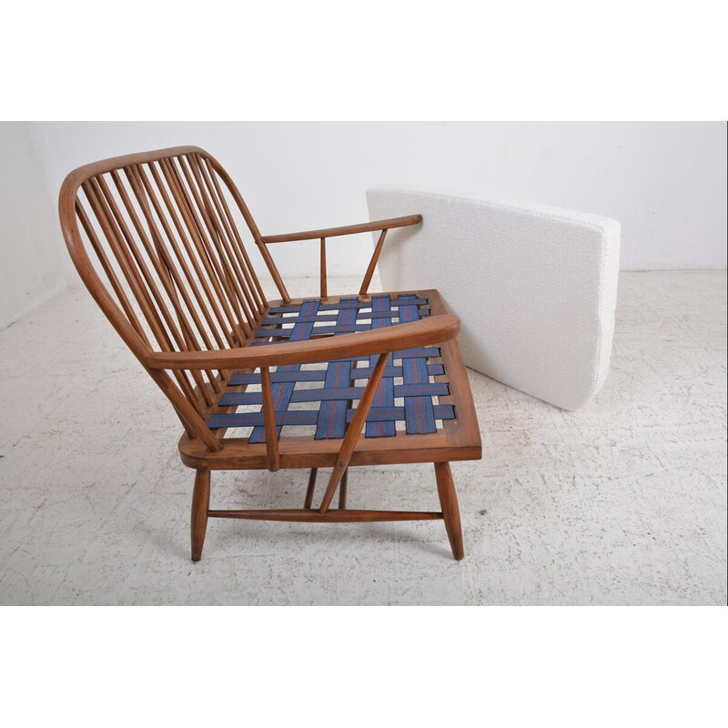 Vintage 2-seater bench by Lucian Ercolani for Ercol, 1960