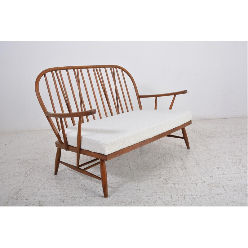 Vintage 2-seater bench by Lucian Ercolani for Ercol, 1960