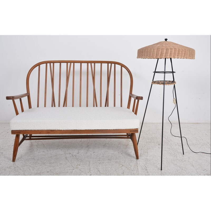 Panca vintage a 2 posti di Lucian Ercolani per Ercol, 1960