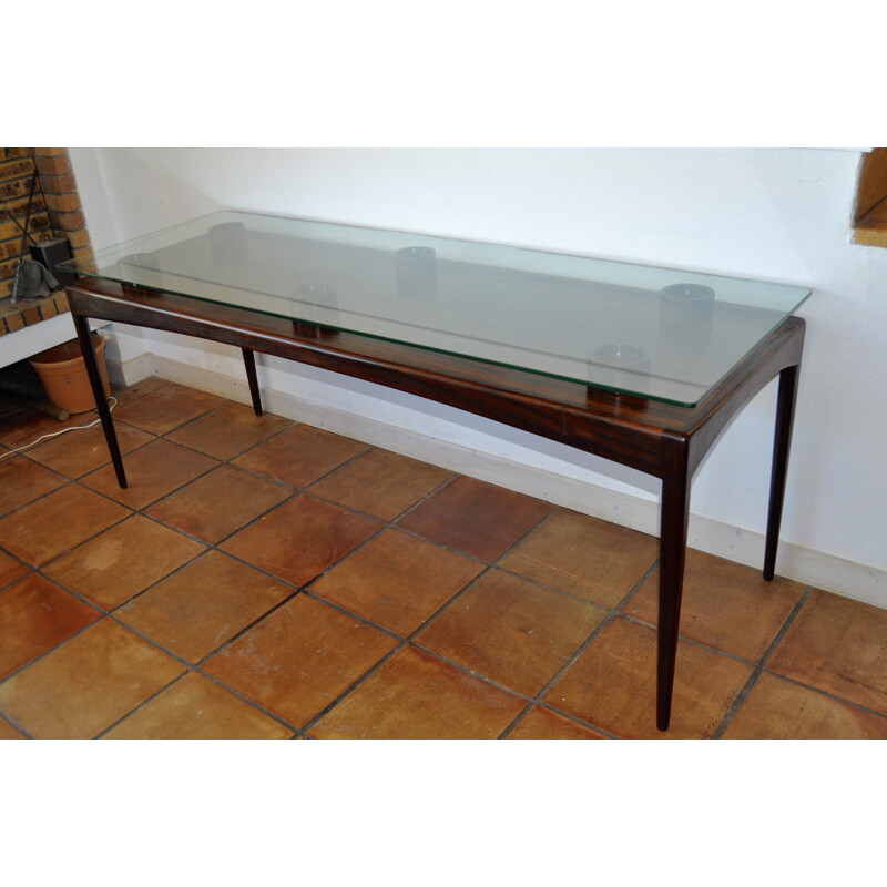 Table console en palissandre - 1970