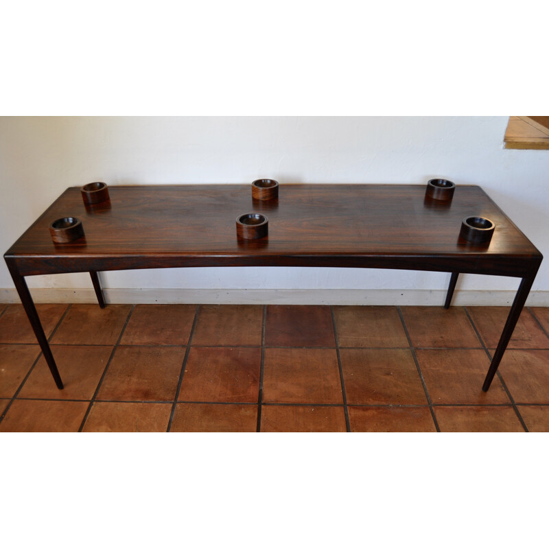 Console table in rosewood - 1970s