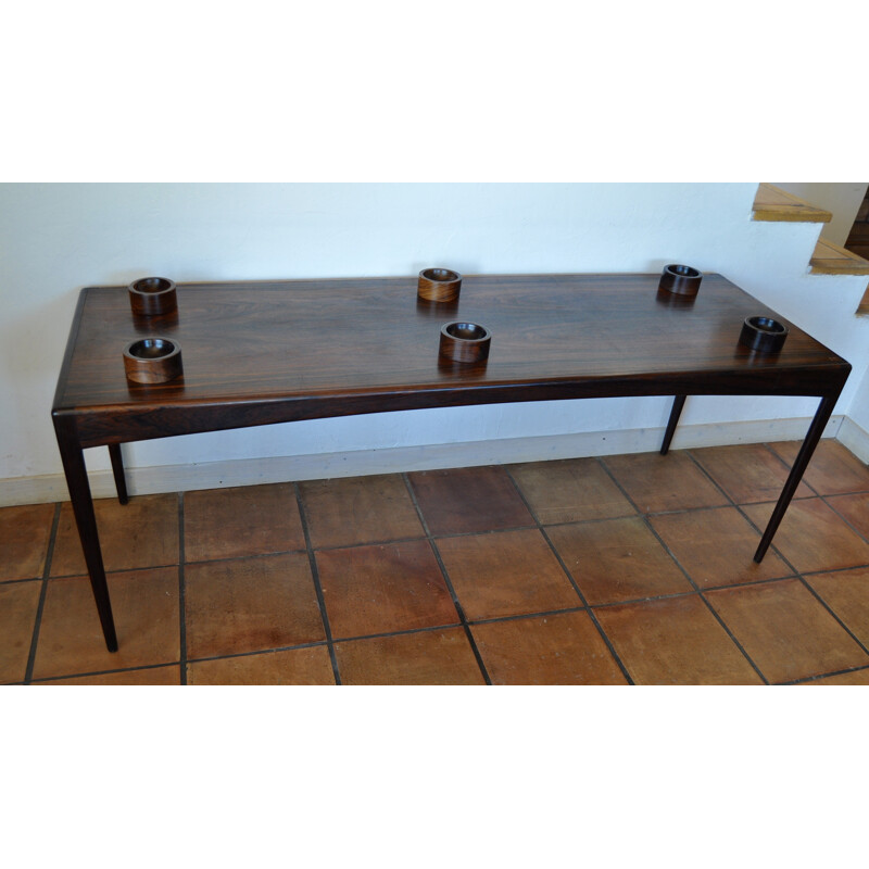 Console table in rosewood - 1970s