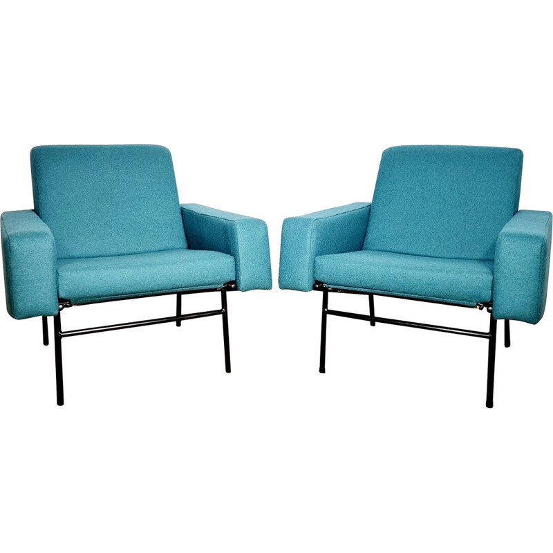 Pair of vintage G10 armchairs by Pierre Guariche for Airborne, 1955