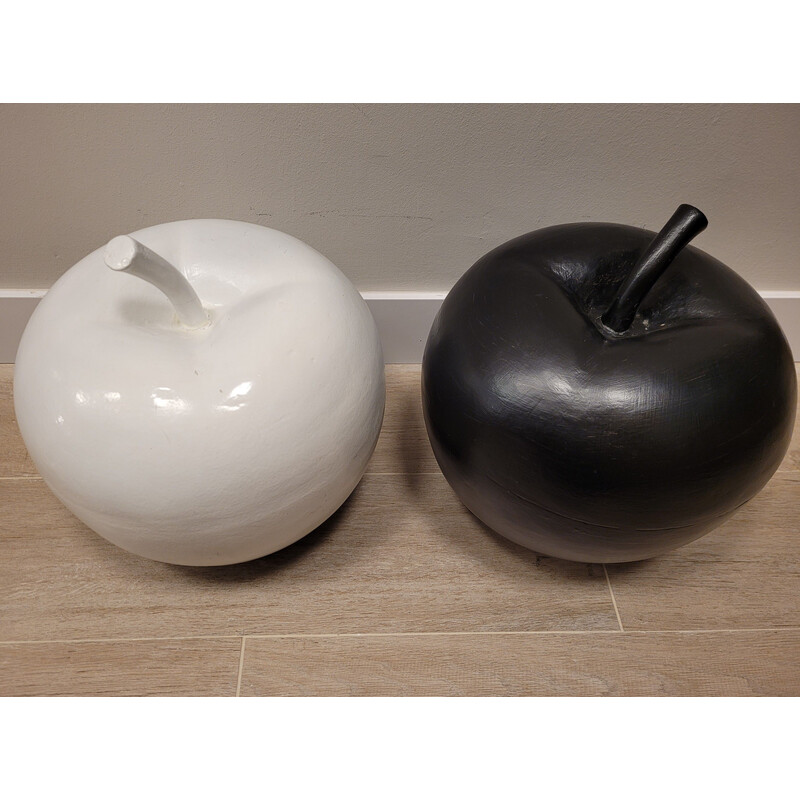 Vintage ceramic apples, Italy 1970