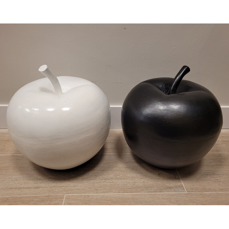 Vintage ceramic apples, Italy 1970