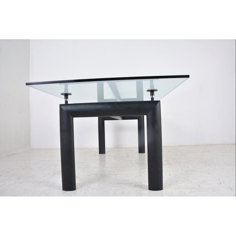 Vintage table "Lc6" by Le Corbusier, Pierre Jeanneret and Charlotte Perriand for Cassina, Italy 1980