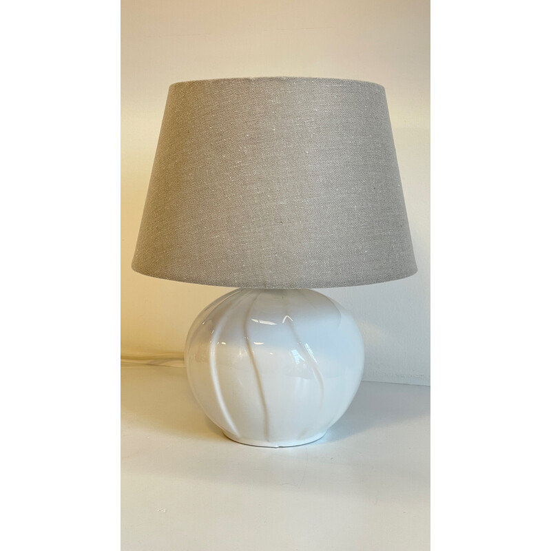 Vintage Italian ceramic ball lamp by Relux, 1980-1990