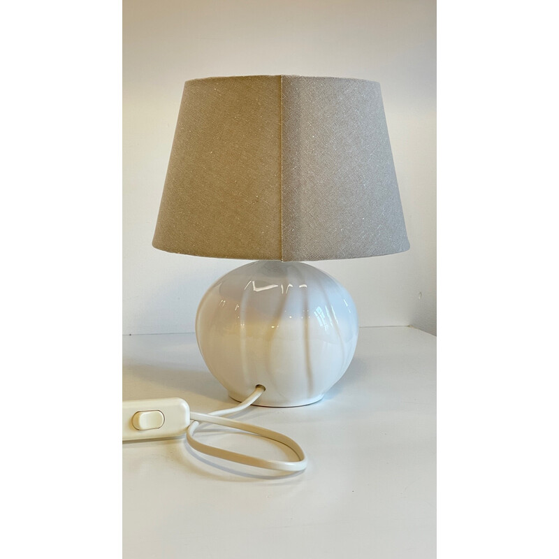 Vintage Italiaanse keramische bollamp van Relux, 1980-1990