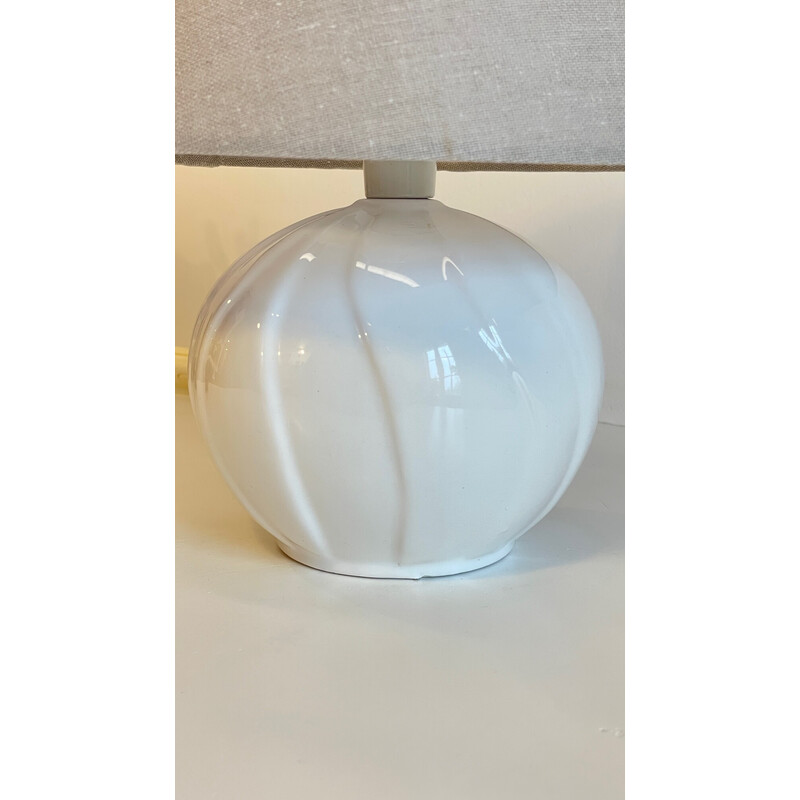 Lampada a sfera in ceramica italiana vintage di Relux, 1980-1990