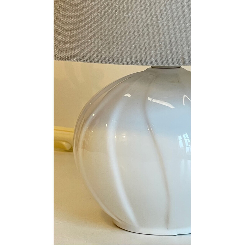 Vintage Italian ceramic ball lamp by Relux, 1980-1990