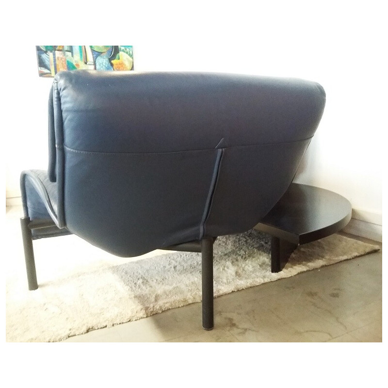 3-seater blue modular sofa "Veranda" by Vico Magistretti for Cassina - 1980s