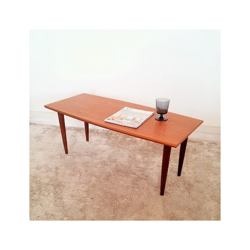 Coffee table in teak - 1960s