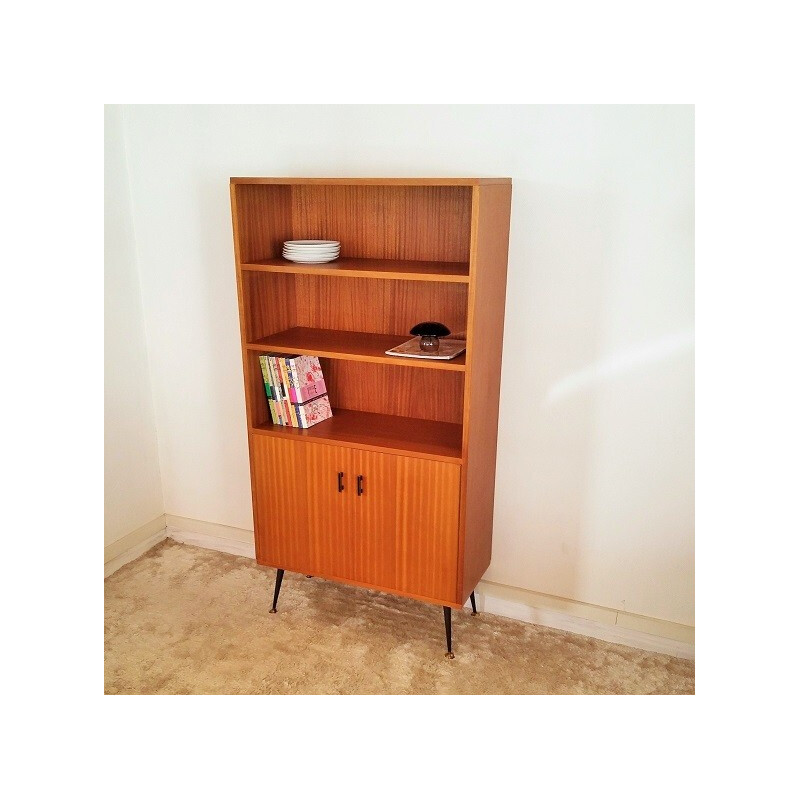 Bookcase with compass legs - 1950s