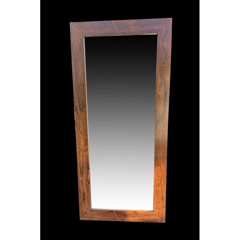 Specchio da parete in palissandro vintage