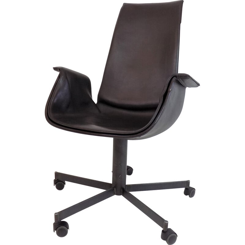 Vintage Fk 6725 Tulip office armchair by Preben Fabricius and Jørgen Kastholm for Walter Knoll