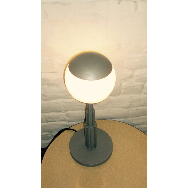 Prometeo lamp in aluminium and glass by Aldo Rossi for Alessi - 1980s