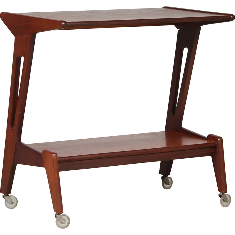 Tavolino vintage in teak, Paesi Bassi 1950