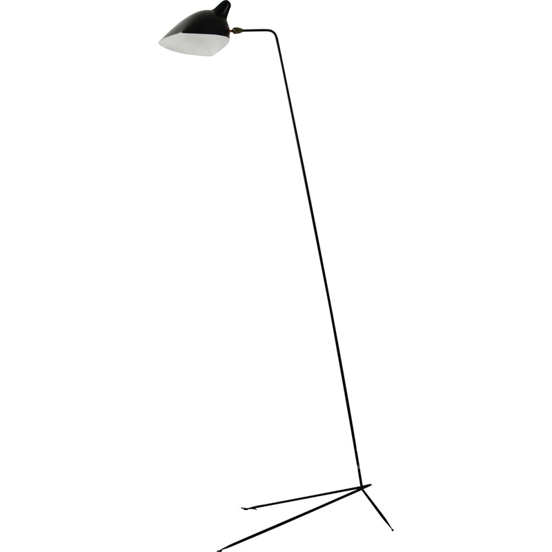 Lámpara de pie vintage de Serge Mouille, 1953