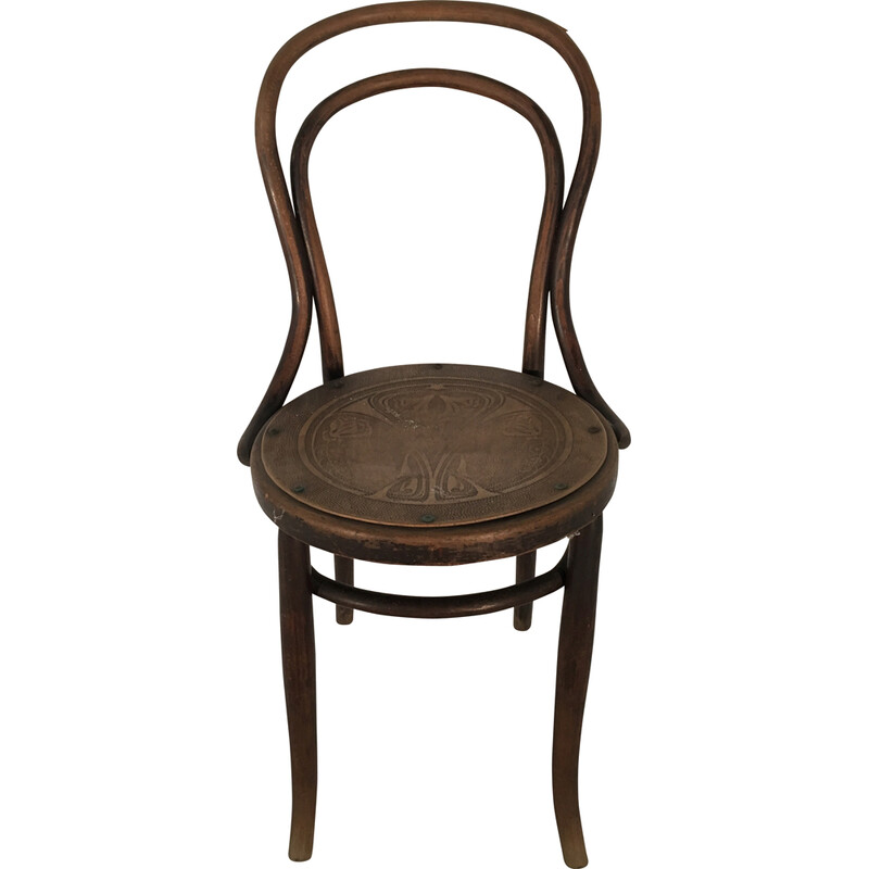 Cadeira de madeira Vintage Thonet, 1940