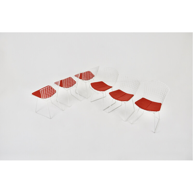 Set of 6 vintage chairs by Harry Bertoia for Knoll, 1960