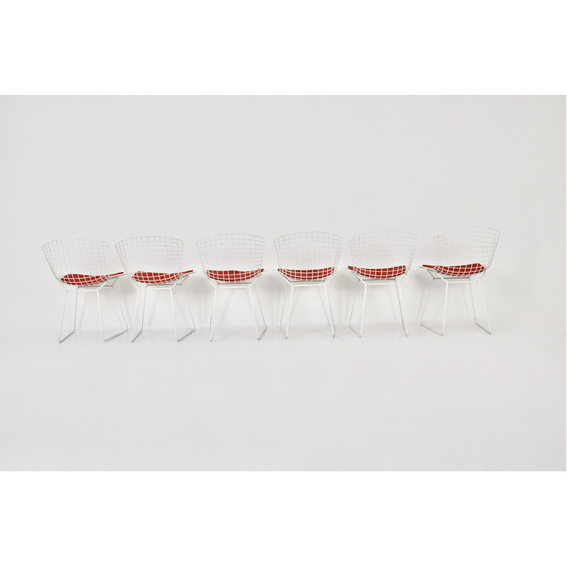 Set of 6 vintage chairs by Harry Bertoia for Knoll, 1960