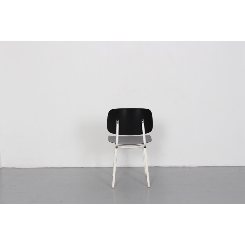 Black Revolt chair by Friso Kramer for Ahrend De Cirkel - 1950s 