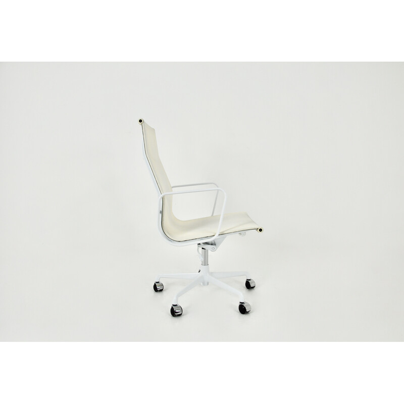 Fauteuil de bureau vintage blanc par Charles et Ray Eames pour Herman Miller, 1970