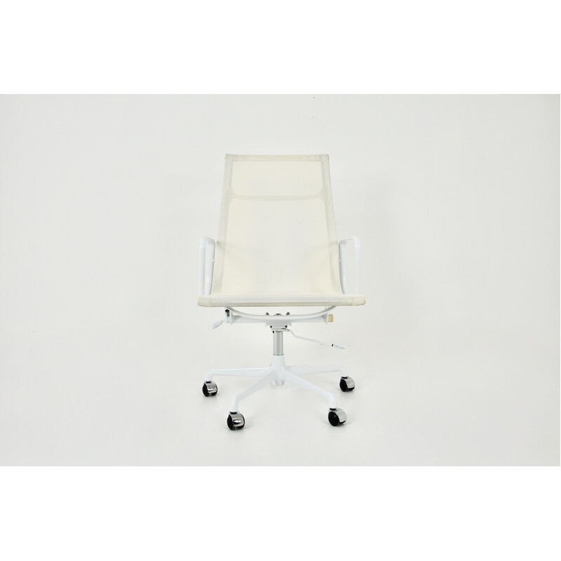 Fauteuil de bureau vintage blanc par Charles et Ray Eames pour Herman Miller, 1970