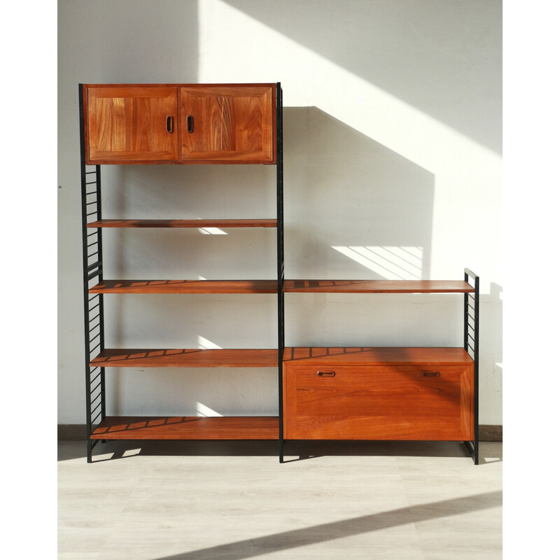 Ladderax vintage bookcase for Staples, England 1960