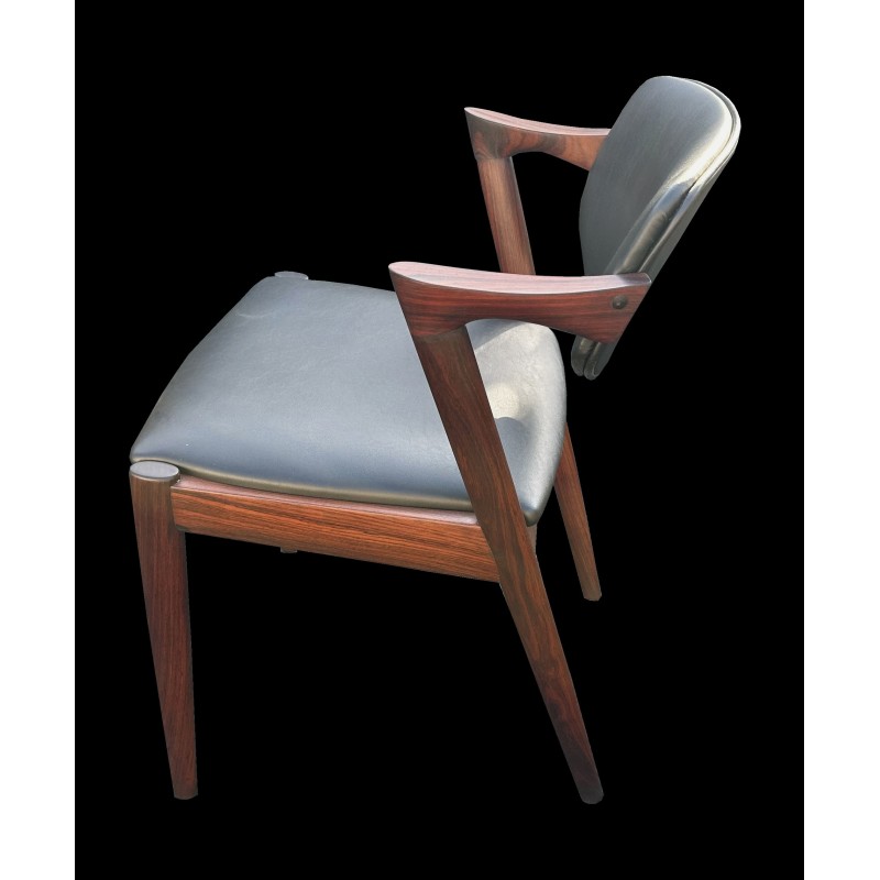 Vintage model 42 fauteuils van Kai Kristainsen voor Schou Andersen