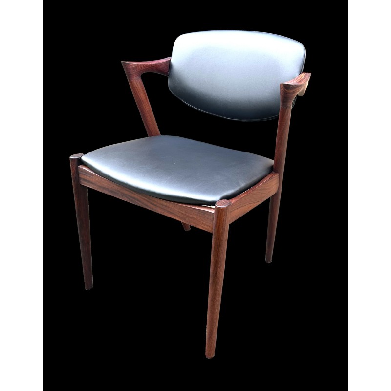 Vintage model 42 armchairs by Kai Kristainsen for Schou Andersen