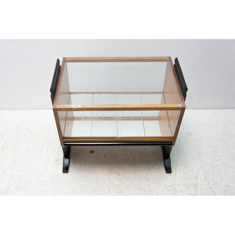 Vintage Art Deco glazed bar by Jindrich Halabala, Czechoslovakia 1930s