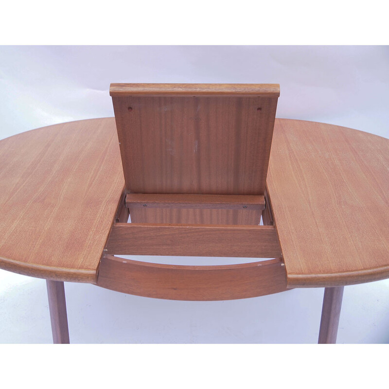 Mesa de colheita escandinava com extensão borboleta, 1960-1970