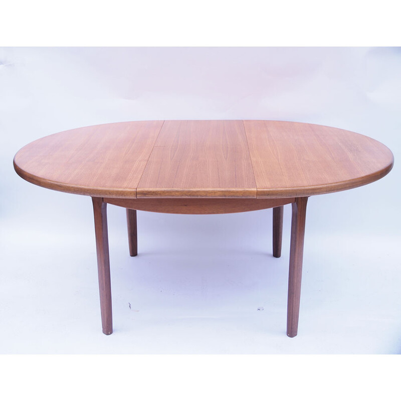 Table scandinave vintage avec rallonge papillon, 1960-1970