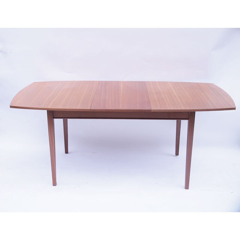 Tavolo vintage scandinavo in teak miele chiaro, 1960