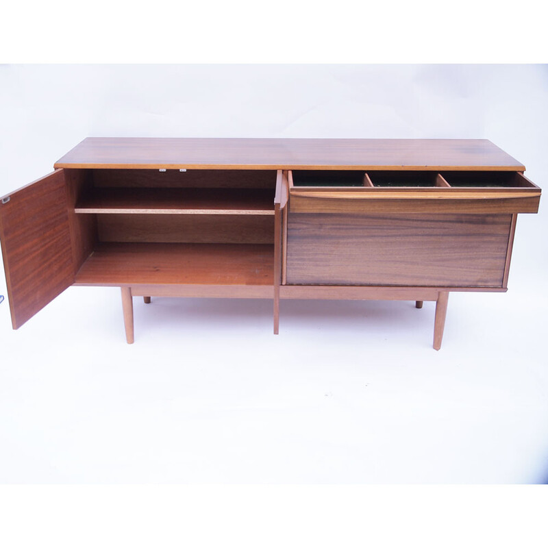 Enfilade scandinave vintage in zebrano, 1960