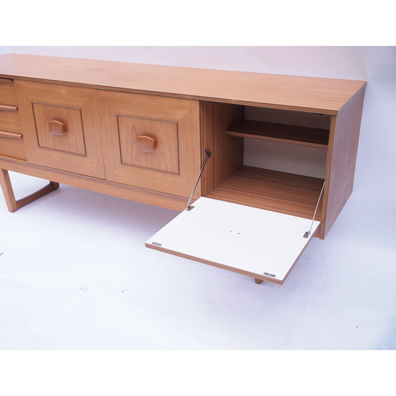 Scandinavian vintage sideboard in light teak