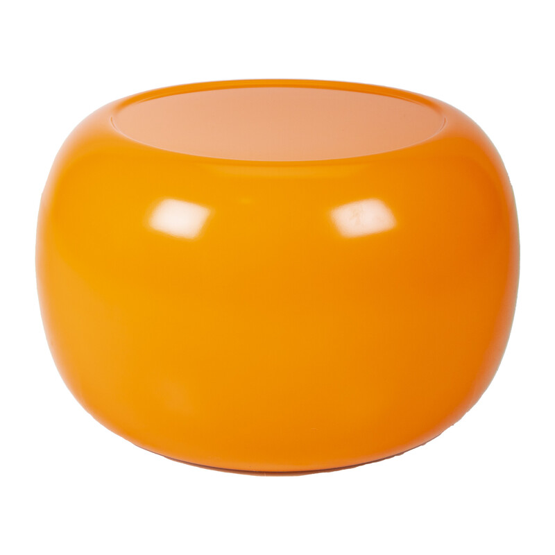 Table d'appoint vintage orange pour Horn Collection
