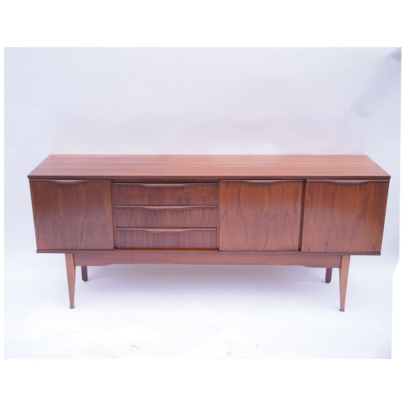 Scandinavian vintage sideboard with high legs, 1950-1960