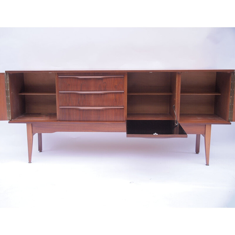 Scandinavian vintage sideboard with high legs, 1950-1960