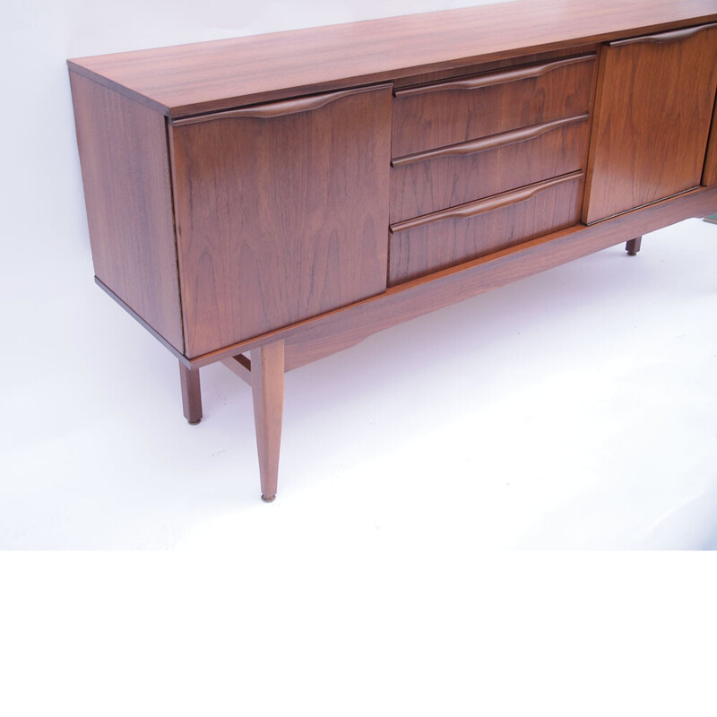 Scandinavian vintage sideboard with high legs, 1950-1960