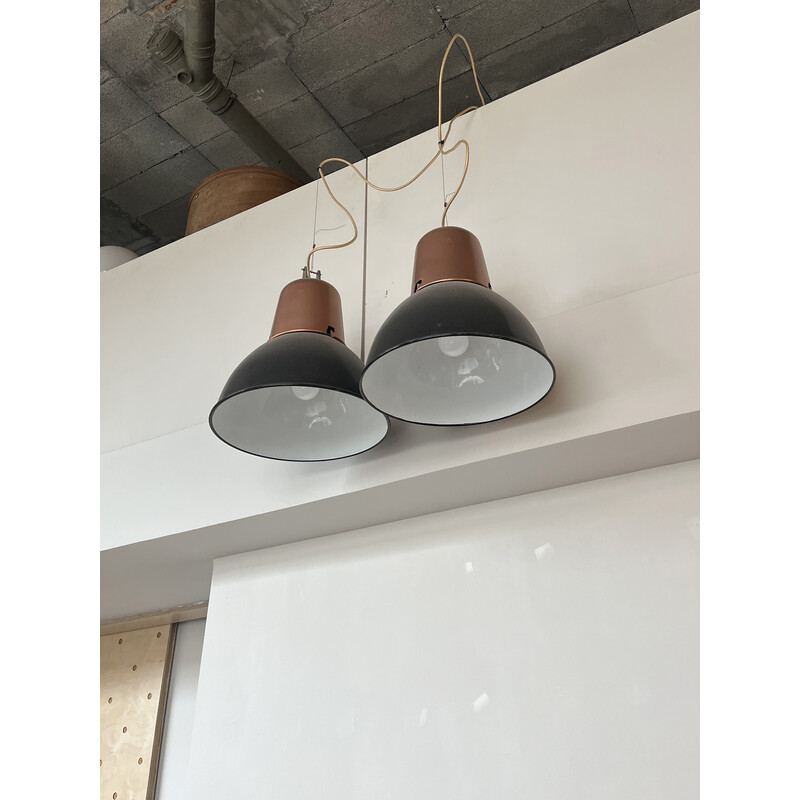 Suspension industrielle vintage