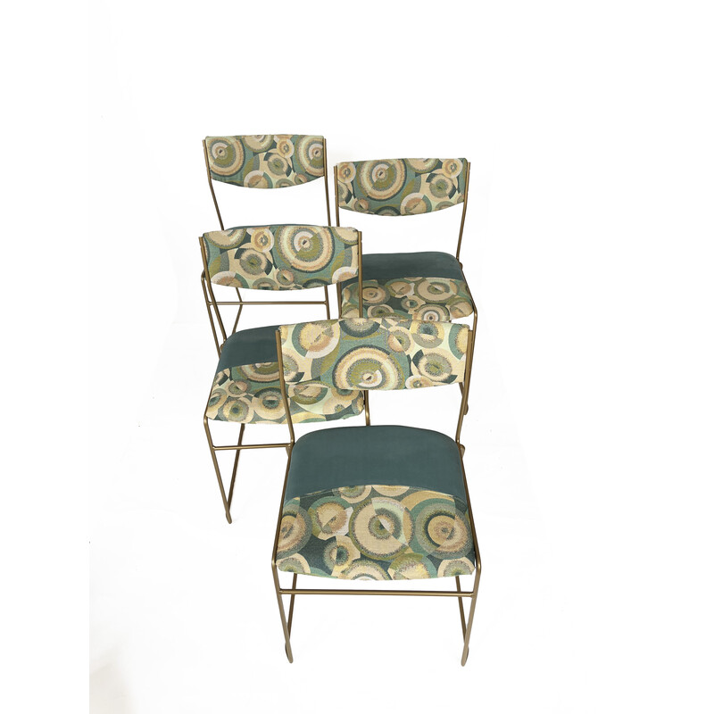 Set of 4 vintage Elle dining chairs by Kazuhide Takahama for Gavina, 1960s