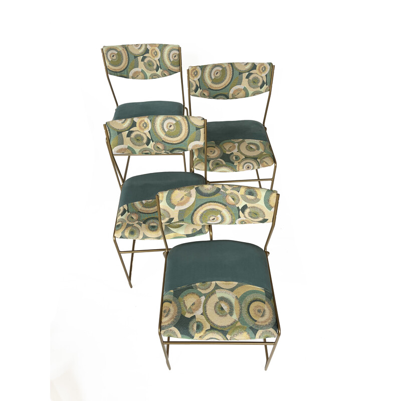 Set of 4 vintage Elle dining chairs by Kazuhide Takahama for Gavina, 1960s