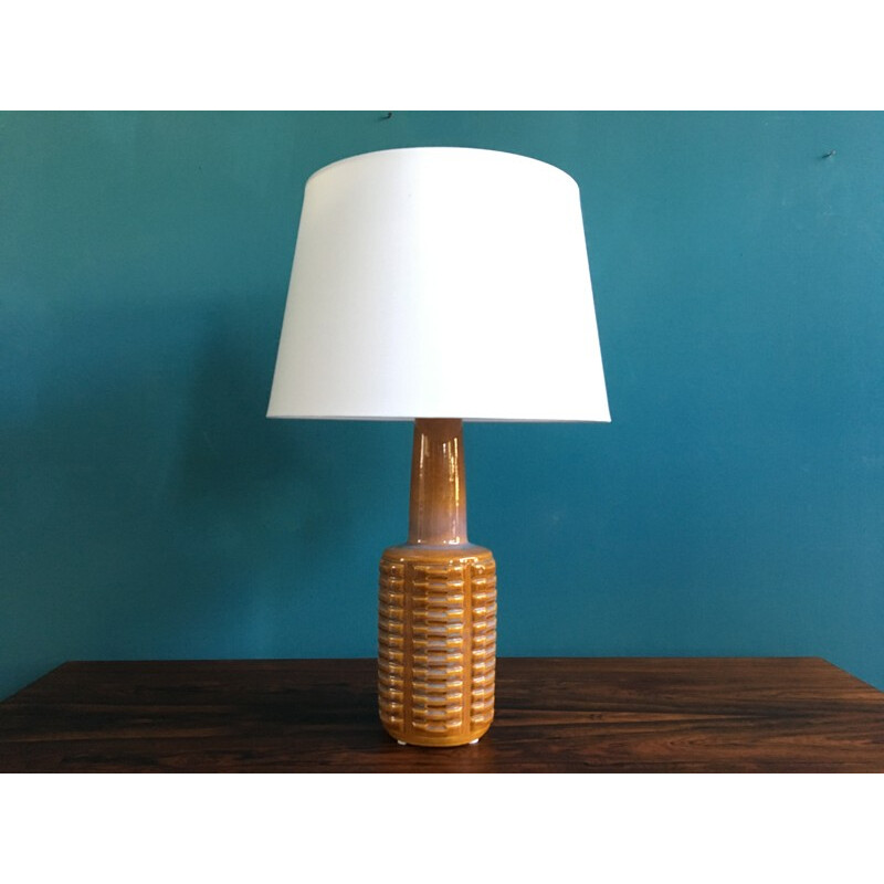 Tall Danish ceramics table lamp by Einar Johansen for Soholm - 1960s